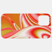Liebe und Gold Abstrakt 3D Rainbowart iPhone Hülle (Hinten horizontal)