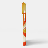 Liebe und Gold Abstrakt 3D Rainbowart iPhone Hülle (Linke Seite)