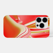 Liebe und Gold Abstrakt 3D Rainbowart iPhone Hülle (Rückseite (Horizontal))