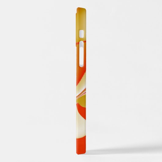 Liebe und Gold Abstrakt 3D Rainbowart iPhone Hülle (Linke Seite)