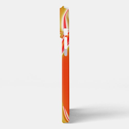 Liebe und Gold Abstrakt 3D Rainbowart iPhone Hülle (Linke Seite)