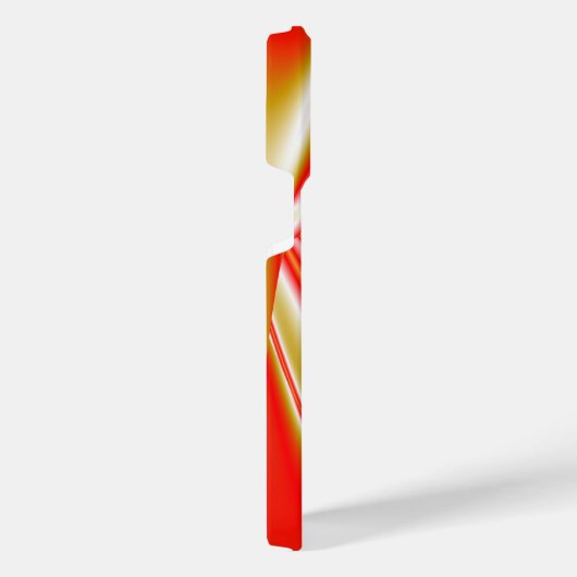 Liebe und Gold Abstrakt 3D Rainbowart iPhone Hülle (Rechte Seite)