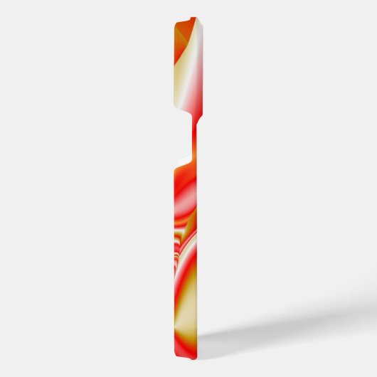 Liebe und Gold Abstrakt 3D Rainbowart iPhone Hülle (Rechte Seite)