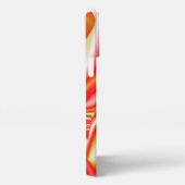 Liebe und Gold Abstrakt 3D Rainbowart iPhone Hülle (Rechte Seite)