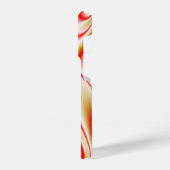 Liebe und Gold Abstrakt 3D Rainbowart iPhone Hülle (Linke Seite)