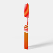 Liebe und Gold Abstrakt 3D Rainbowart iPhone Hülle (Rechte Seite)