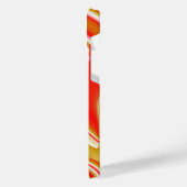 Liebe und Gold Abstrakt 3D Rainbowart iPhone Hülle (Linke Seite)