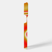 Liebe und Gold Abstrakt 3D Rainbowart iPhone Hülle (Rechte Seite)