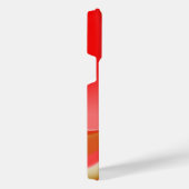 Liebe und Gold Abstrakt 3D Rainbowart iPhone Hülle (Rechte Seite)