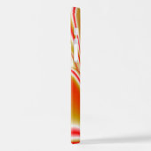 Liebe und Gold Abstrakt 3D Rainbowart iPhone Hülle (Linke Seite)