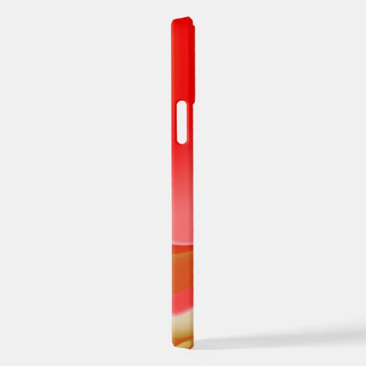 Liebe und Gold Abstrakt 3D Rainbowart iPhone Hülle (Rechte Seite)