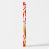 Liebe und Gold Abstrakt 3D Rainbowart iPhone Hülle (Linke Seite)