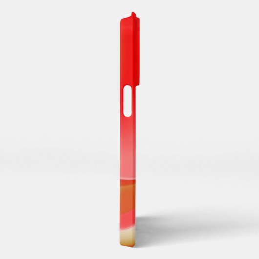 Liebe und Gold Abstrakt 3D Rainbowart iPhone Hülle (Rechte Seite)