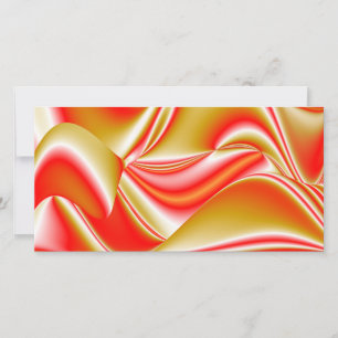 Liebe und Gold Abstrakt 3D Rainbowart Karte