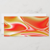 Liebe und Gold Abstrakt 3D Rainbowart Karte (Vorderseite)