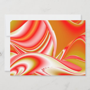 Liebe und Gold Abstrakt 3D Rainbowart Karte