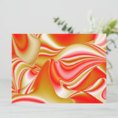 Liebe und Gold Abstrakt 3D Rainbowart Karte (Stehend Vorderseite)