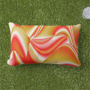 Liebe und Gold Abstrakt 3D Rainbowart Kissen Für Draußen
