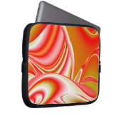Liebe und Gold Abstrakt 3D Rainbowart Laptopschutzhülle (Vorne Rechts)