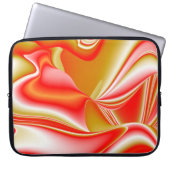 Liebe und Gold Abstrakt 3D Rainbowart Laptopschutzhülle (Vorderseite)