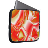 Liebe und Gold Abstrakt 3D Rainbowart Laptopschutzhülle (Vorne Rechts)