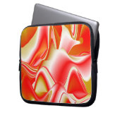 Liebe und Gold Abstrakt 3D Rainbowart Laptopschutzhülle (Vorderseite Links)