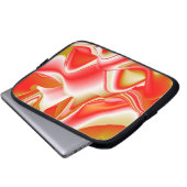 Liebe und Gold Abstrakt 3D Rainbowart Laptopschutzhülle (Vorne Knopf)