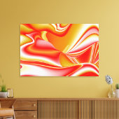 Liebe und Gold Abstrakt 3D Rainbowart Leinwanddruck (Insitu (Wohnzimmer))