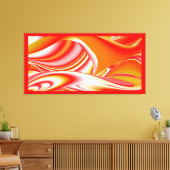 Liebe und Gold Abstrakt 3D Rainbowart Leinwanddruck (Insitu (Wohnzimmer))