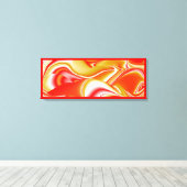 Liebe und Gold Abstrakt 3D Rainbowart Leinwanddruck (Insitu (Holzboden))