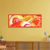 Liebe und Gold Abstrakt 3D Rainbowart Leinwanddruck (Insitu (Wohnzimmer))