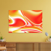 Liebe und Gold Abstrakt 3D Rainbowart Leinwanddruck (Insitu (Wohnzimmer))