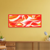 Liebe und Gold Abstrakt 3D Rainbowart Leinwanddruck (Insitu (Wohnzimmer))