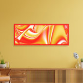 Liebe und Gold Abstrakt 3D Rainbowart Leinwanddruck (Insitu (Wohnzimmer))