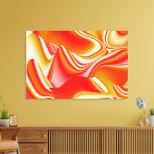 Liebe und Gold Abstrakt 3D Rainbowart Leinwanddruck (Insitu (Wohnzimmer))