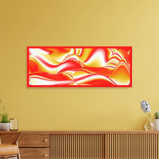 Liebe und Gold Abstrakt 3D Rainbowart Leinwanddruck (Insitu (Wohnzimmer))