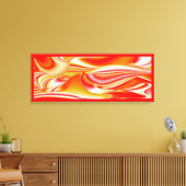 Liebe und Gold Abstrakt 3D Rainbowart Leinwanddruck (Insitu (Wohnzimmer))