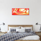 Liebe und Gold Abstrakt 3D Rainbowart Leinwanddruck (Insitu (Schlafzimmer))