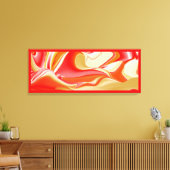 Liebe und Gold Abstrakt 3D Rainbowart Leinwanddruck (Insitu (Wohnzimmer))