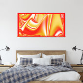 Liebe und Gold Abstrakt 3D Rainbowart Leinwanddruck (Insitu (Schlafzimmer))