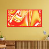 Liebe und Gold Abstrakt 3D Rainbowart Leinwanddruck (Insitu (Wohnzimmer))