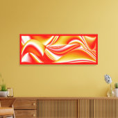 Liebe und Gold Abstrakt 3D Rainbowart Leinwanddruck (Insitu (Wohnzimmer))