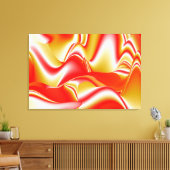 Liebe und Gold Abstrakt 3D Rainbowart Leinwanddruck (Insitu (Wohnzimmer))