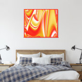 Liebe und Gold Abstrakt 3D Rainbowart Leinwanddruck (Insitu (Schlafzimmer))