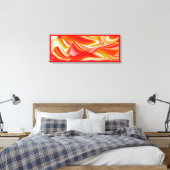 Liebe und Gold Abstrakt 3D Rainbowart Leinwanddruck (Insitu (Schlafzimmer))
