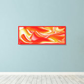 Liebe und Gold Abstrakt 3D Rainbowart Leinwanddruck (Insitu (Holzboden))