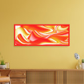 Liebe und Gold Abstrakt 3D Rainbowart Leinwanddruck (Insitu (Wohnzimmer))