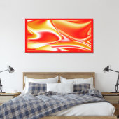 Liebe und Gold Abstrakt 3D Rainbowart Leinwanddruck (Insitu (Schlafzimmer))