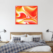 Liebe und Gold Abstrakt 3D Rainbowart Leinwanddruck (Insitu (Schlafzimmer))