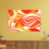 Liebe und Gold Abstrakt 3D Rainbowart Leinwanddruck (Insitu (Wohnzimmer))